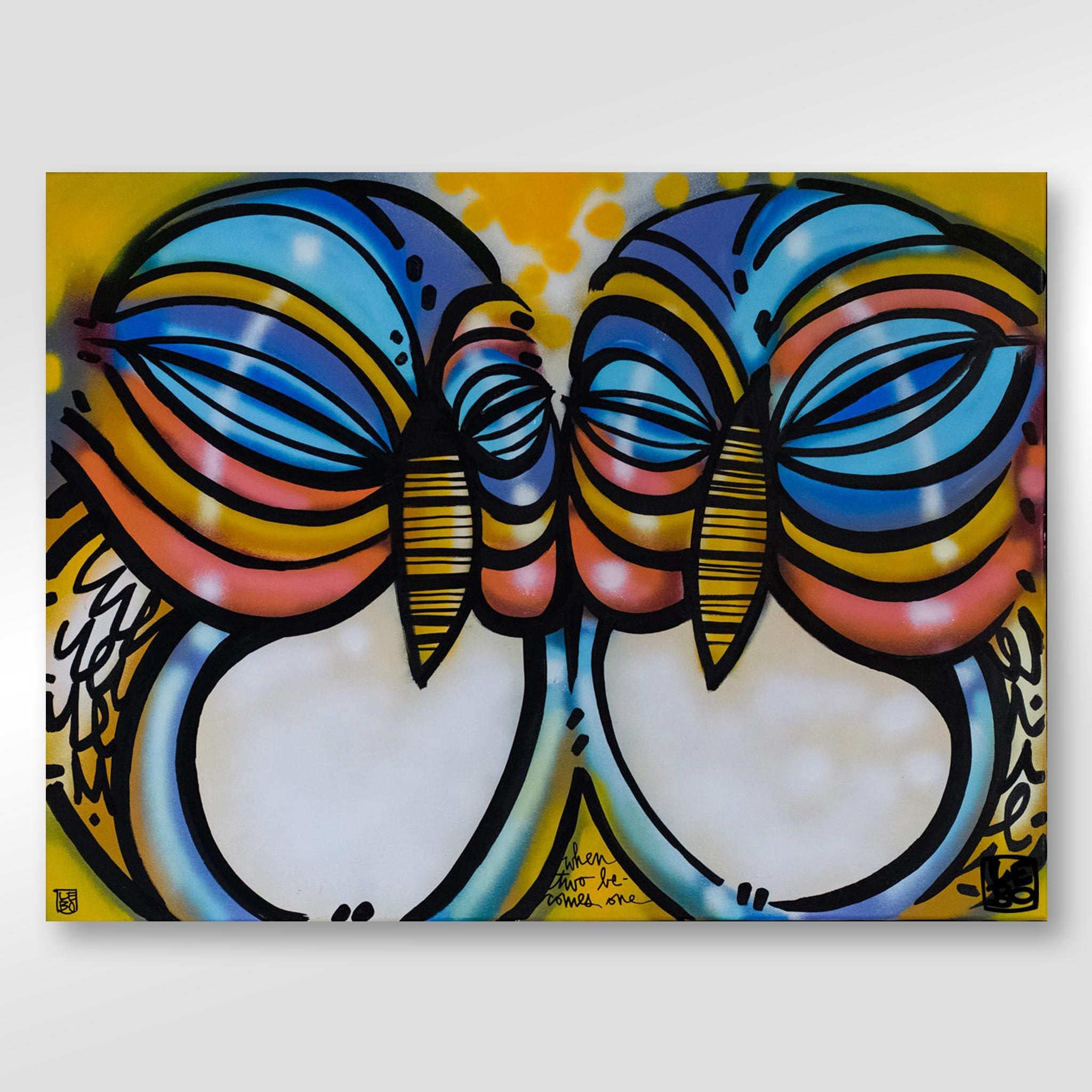 When Two Becomes One  - Lebo Brushed Aluminum Artbond